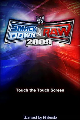 WWE SmackDown vs Raw 2009 featuring ECW (USA) (En,Fr) screen shot title